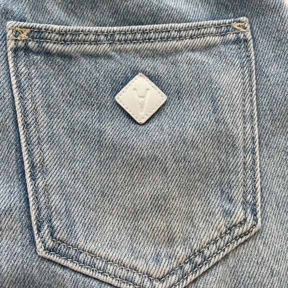 ABRAND Miami Taper Brandy High Waist Straight Leg Tapered Pleats Denim Jeans 24 - Picture 11 of 16